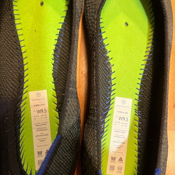 Rothy’s 9.5 plaid point - Picture 3 of 3